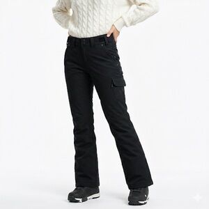 AFRC Ski Pants Womens Insulated Technical Snow Pant Black XS